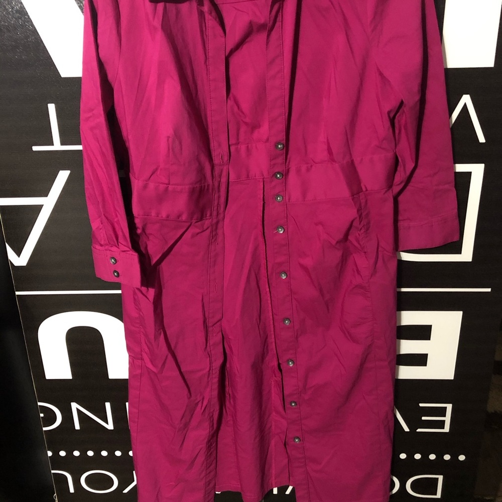 EXPRESS BUTTON DOWN DRESS - Picture 2 of 5
